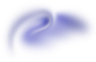 Blue Swirl Organic Shape