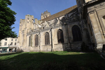 L'&eacute;glise Saint-Pierre, &eacute;glise de style gothique flamboyant, ville de Dreux, d&eacute;partement de l'Eure et Loir, France