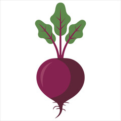 Minimalist Beetroot Icon
