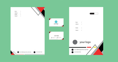 Creative and modern business card template