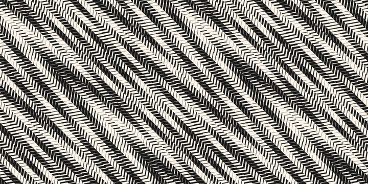 Vector abstract geometric seamless pattern with diagonal lines, tracks, halftone stripes. Extreme sport style background, urban art. Trending sporty texture. Stylish sports pattern. Dynamic design