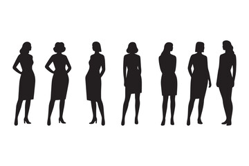 This captures the idea of a group of business people in silhouette form, possibly walking or standing together as a team Let me know if you'd like a more formal or creative version