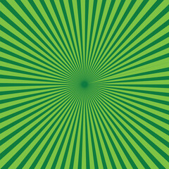 Green starburst background