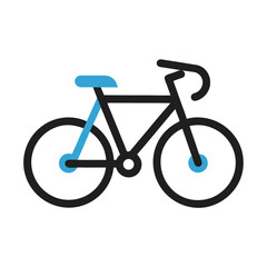 Fototapeta premium Bike Icon Vector Illustration ? Cartoon, Clipart and Line Art Design for Print 1.eps