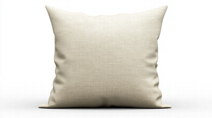 Cozy Cushion: A neutral-toned cushion, artfully captured with expert lighting and detail, beckons with promises of comfort, relaxation, and tranquility.