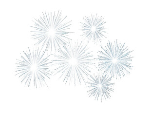 Abstract illustration featuring crystalline clusters against a black background a visual representation of delicate and ethereal forms with white and blue hues