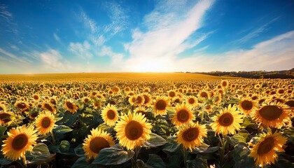 Obraz premium sunflower in field