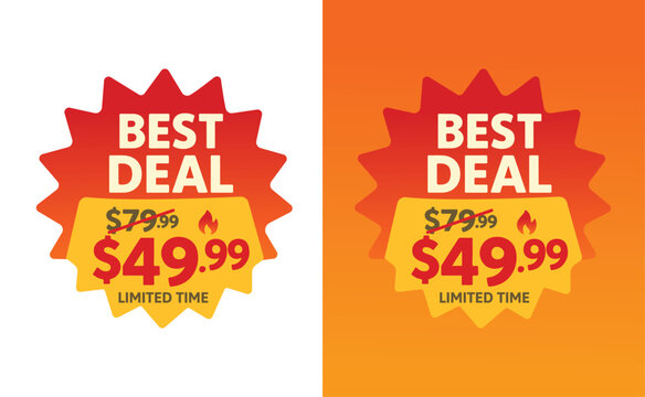 Price before and after, , discount and price. sale tag, price tag, label, banner vector, Special offer. Vector illustration.