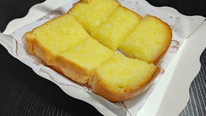 Toast with Butter and Condensed Milk