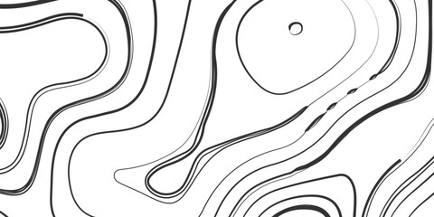 The lines should vary in thickness and brightness, abstract digital artwork featuring intricate topographic contour lines in fine detail, flowing smoothly and organically on the white background.