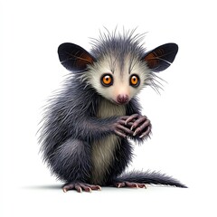 Obraz premium Aye-Aye with Long Fingers