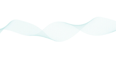 Abstract wave line. Digital frequency equalizer. digital Stylized line art background. Vector illustration.	