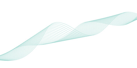 Abstract wave line. Digital frequency equalizer. digital Stylized line art background. Vector illustration.	
