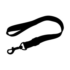 Black Wrist Lanyard Strap – Simple Vector Design

