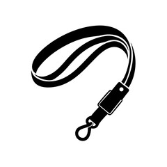 Modern Wrist Lanyard – Black Silhouette Accessory

