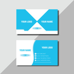 Naklejka premium modern business card desing template