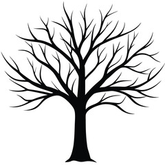 tree silhouette vector