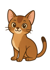 vector illustration of a cat