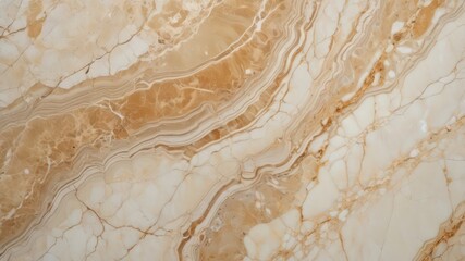 Naklejka premium High-Resolution Image of Swirling Beige and Brown Stone Texture