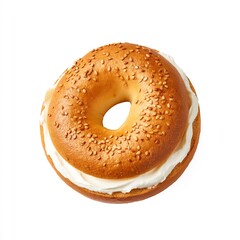 bagel with cream cheese 