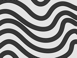 black white circle lines wavy line modern template card paper dot minimalistic