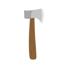 Cartoon wooden axe. Vector illustration 