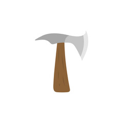Cartoon wooden axe. Vector illustration 