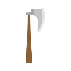 Cartoon wooden axe. Vector illustration 