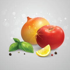 Fresh Vegetables and Herbs for Culinary Creations