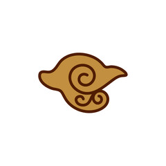 Indonesian batik motif  mega mendung