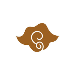 Batik motif mega mendung ornament 