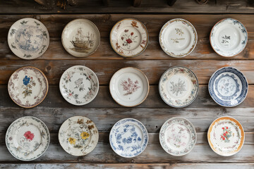 Vintage wooden barrels set in a cellar, reminiscent of old drink and coin