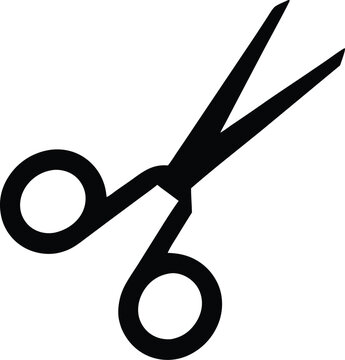 recommend clip art: Open scissors icon. Cut symbol. Paper clippers Shears sign. Hairdresser pictogram vector illustration.