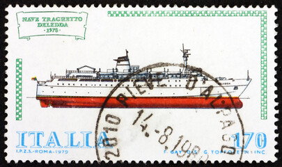 Postage stamp Italy 1979 Ferry Deledda