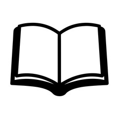 Open book with blank pages, perfect for study or creative projects