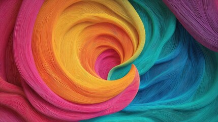 Abstract Colorful Swirling Textile Design Background Image Perfect for Wallpaper or Website Design