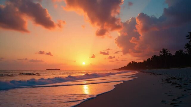 Beach Amazing sunset