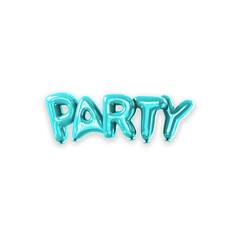Party Balloon text  png