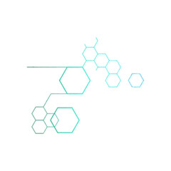 abstract molecule background