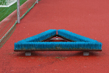 brush for cleaning the football field
