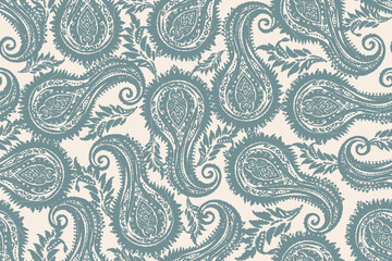 Vector damask seamless pattern background. Patchwork abstract Ikat floral embroidery.Ethnic oriental traditional. Aztec African boho paisley patterns. Design for texture, fabric, clothing, decoration 