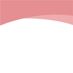 Wave Shape Corner Border. Vector illustration 