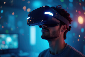 Oil pumpjack silhouettes on field at sunset with dramatic sky and power lines.