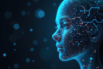 Isometric cloud network and users interacting with data systems and digital servers.