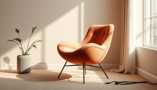 a chair design blending tactile softness with the energy of upbeat music