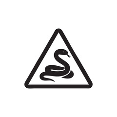 snake warning icon