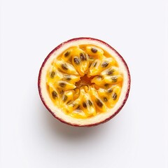 Sliced Passion Fruit with Seeds 