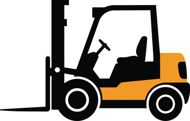 Forklift Industrial Equipment Warehouse Machinery Construction Logistics Transportation Heavy Machinery Engineering Industrial Design

