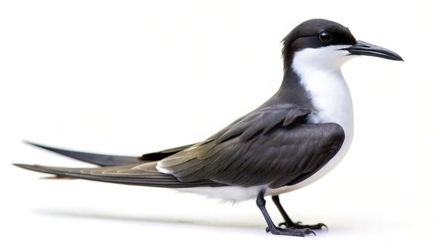 sooty tern isolated on white background