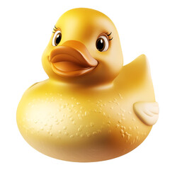 Yellow rubber duck bath toy floating water fun children bathtub
